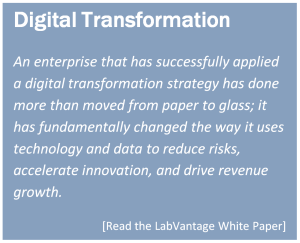 An enterprise that has successfully applied a digital transformation strategy has done more than moved from paper to glass; it has fundamentally changed the way it uses technology and data to reduce risks, accelerate innovation, and drive revenue growth.