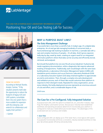 Positioning Your Oil and Gas Testing Lab for Success